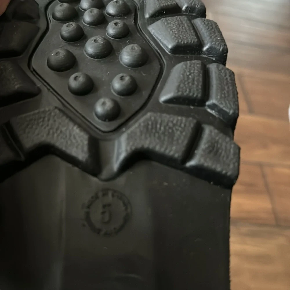 KAMIK Icebreaker Black Pull OnDrawstring Waterproof Safety Boots-Mn 5/Wm 6.5